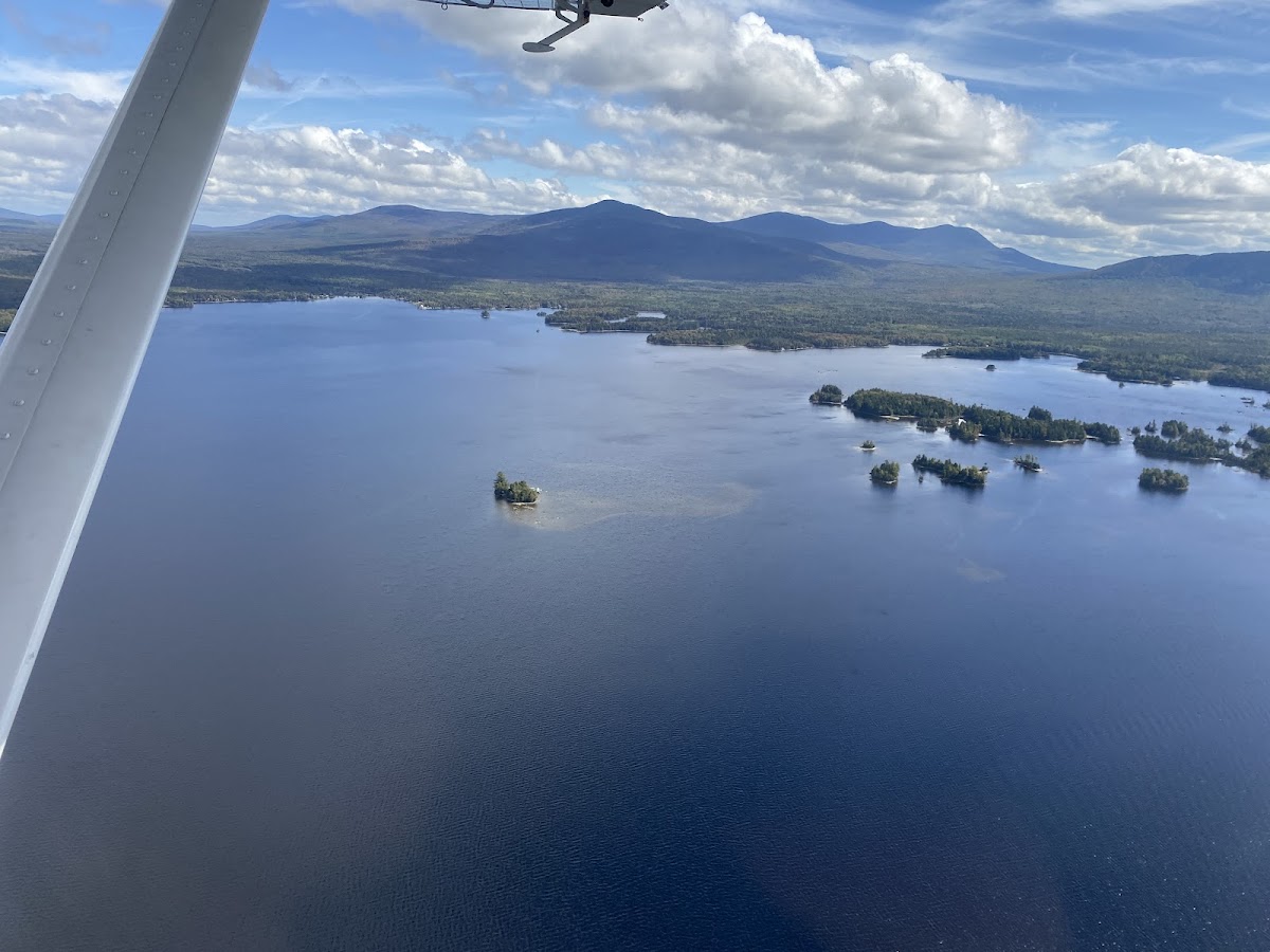 Greenville Maine seaplane tour over Moosehead Lake