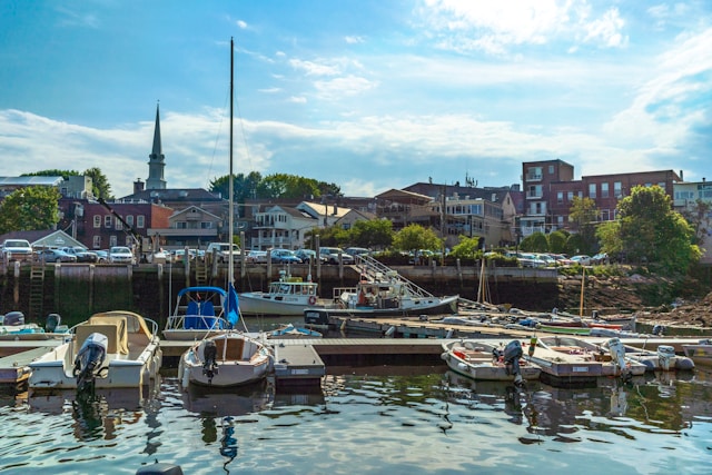 Camden Maine harbor