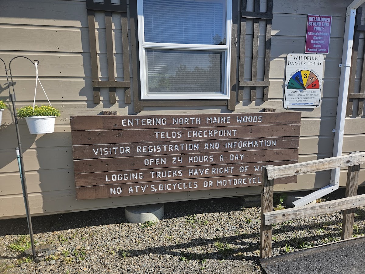 North Maine Woods road permit Maine