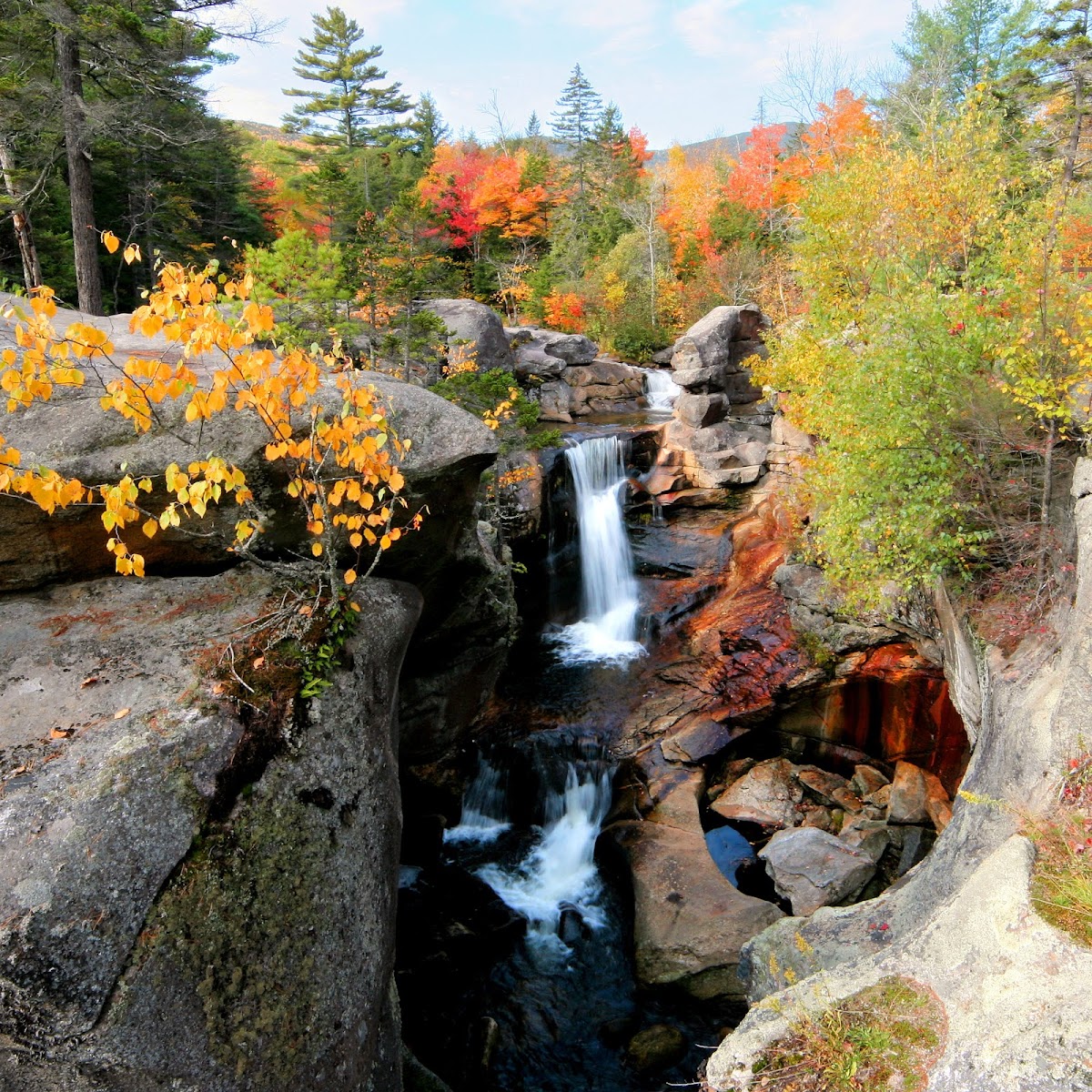 Screw Auger Falls Grafton Notch Maine near Bethel