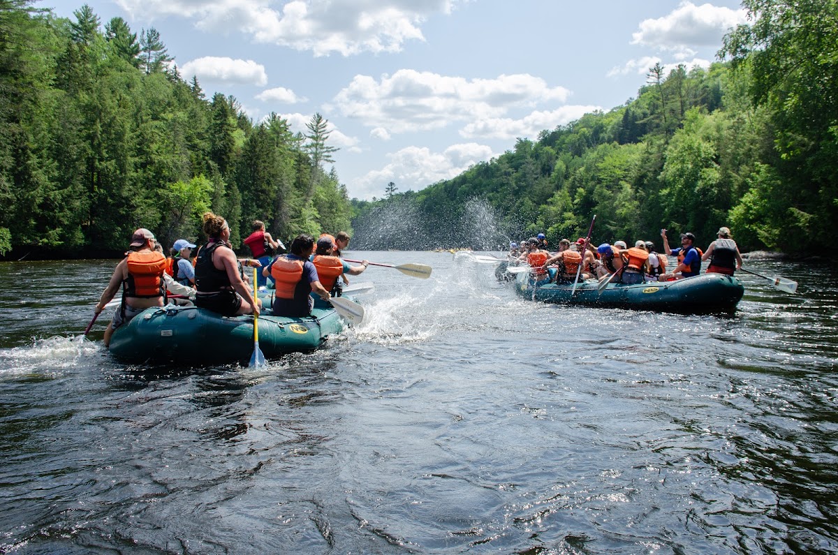 Whitewater rafting Dead River Maine