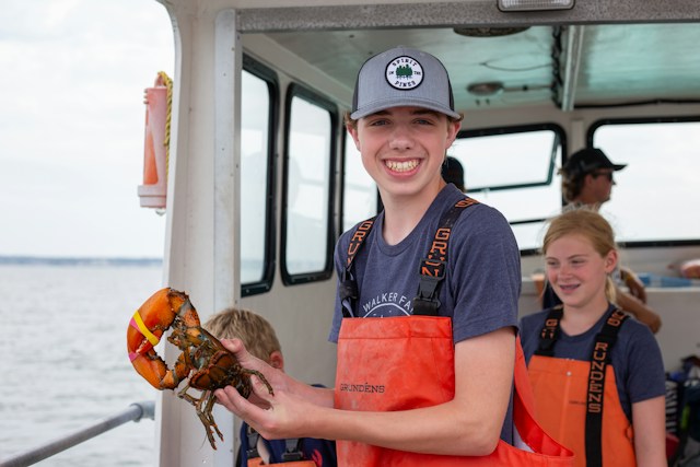 Lobstering in Maine
